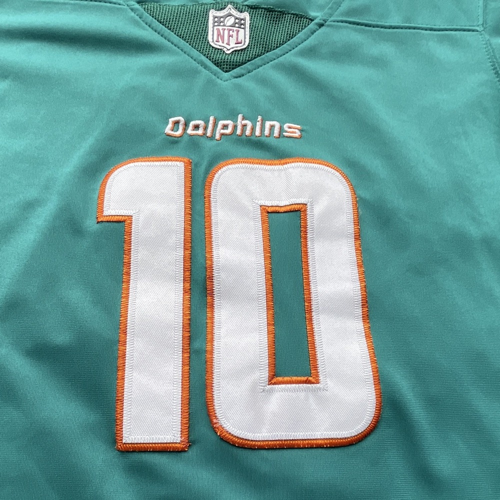 Nike NFL Miami Dolphins Tyreek Hill #10 Teal Football Jersey Size L - Picture 3 of 6